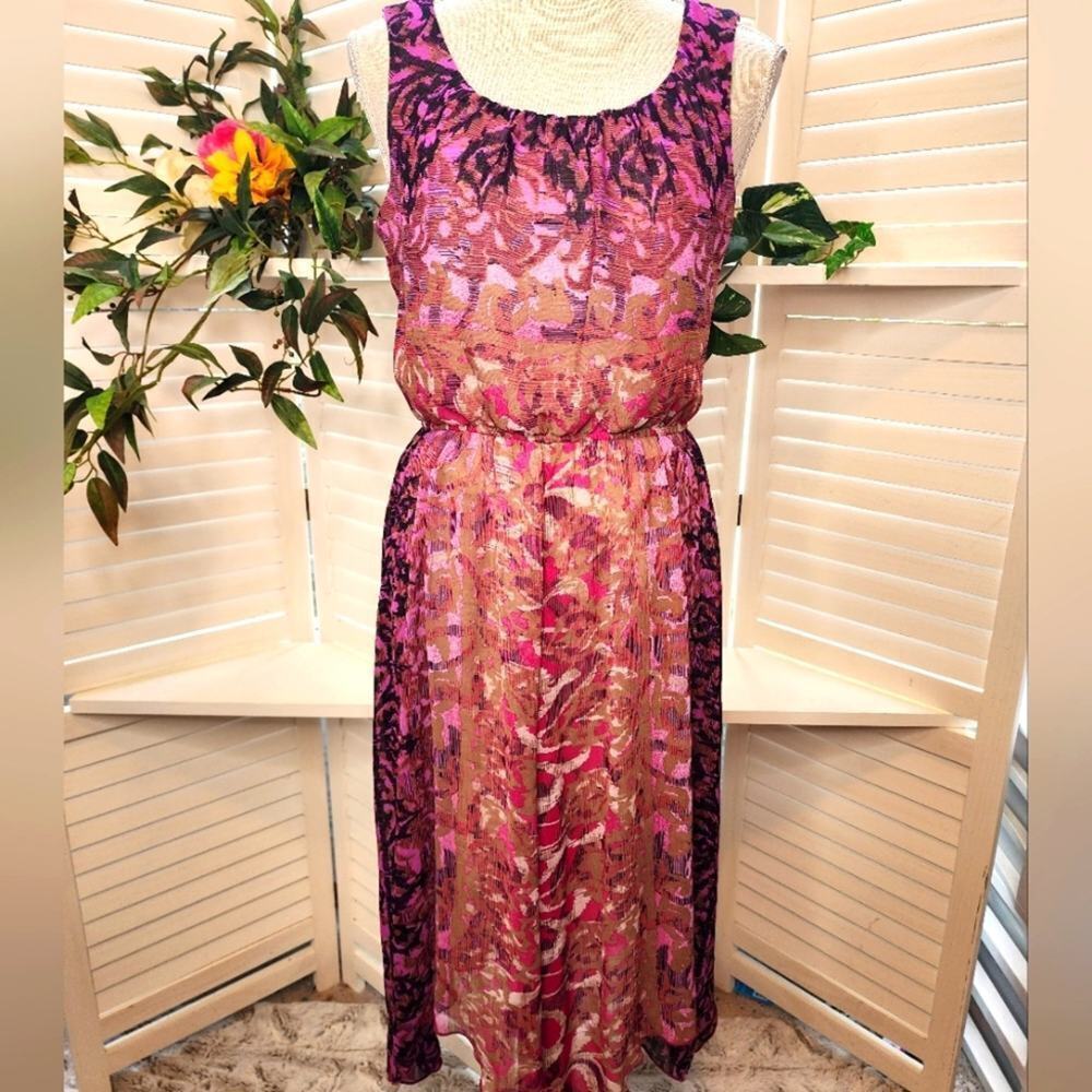 RABBITT RABBITT RABBITT Pink Floral Summer Handkerchief Dress Size 4 Lined